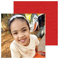 girl smiling at camera