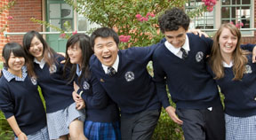 International school students