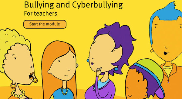 Bullying and Cyberbullying Module for teachers. Start the module.
