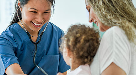 Mother, baby and MCH nurse