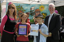 Collingwood College students with the DEECD AWard of Merit