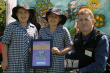 Trinity Lutheran College of Mildura students with the Kubota Award of Merit
