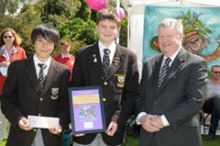Whitefriars College students with the Catholic Education Office Award
