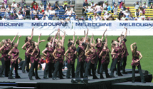 Image of participants in the 2005 Pacific School Games Opening Ceremony