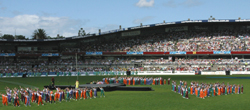 Image of participants in the 2005 Pacific School Games Opening Ceremony