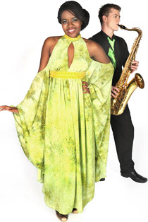 PAU costumes - Green dress