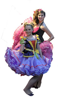 PAU costumes - Blue dresses