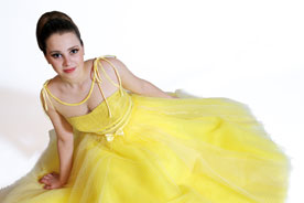 PAU Costumes - Pale Yellow dress