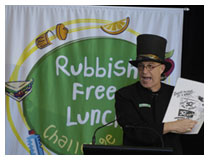 Award ceremony mc entertaining crowd