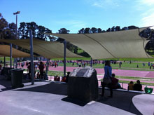 Doncaster Athletics Track on Rieschiecks Reserve