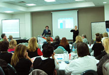 Andy Cornes presenting to room