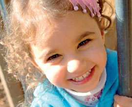 girl smiling