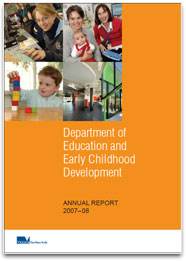 2007 DEECD Annual Report cover