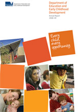 2008 DEECD Annual Report cover