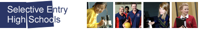 Selective Entry Schools banner