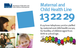 maternal and child health line 'banner'
