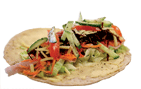 image salad wrap
