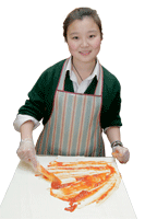 girl cooking