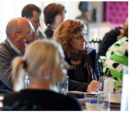 Audience watching the presenter at the ILE Design Conference