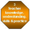 3 Teacher, knowledge, understanding, skills and practice