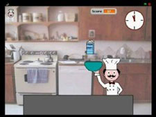 Screen picture of a computer game for children
