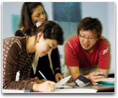 students with books