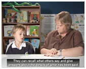 Video of a student at Level 1.5 of the Speaking & Listening Standard
