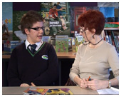 Video of student at Level 4.5 of the VCAA English Reading standard.