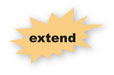 extend symbol icon