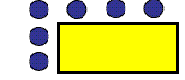 Array of 12 partially covered by a rectangle