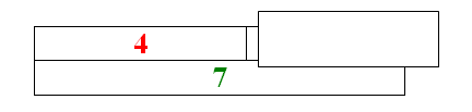 4 + ? = 7