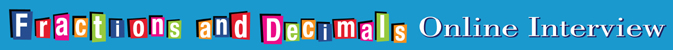 Fractions and Decimals Online Interview logo