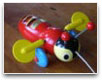 A plastic buzzy bee toy