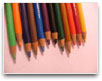 Set of coloured pencils