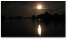 The moon