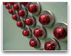 Set of red electrical ligths
