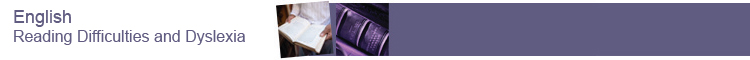 Dyslexia subsite banner