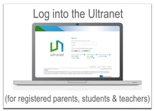Button to Login to Ultranet for Registered Users