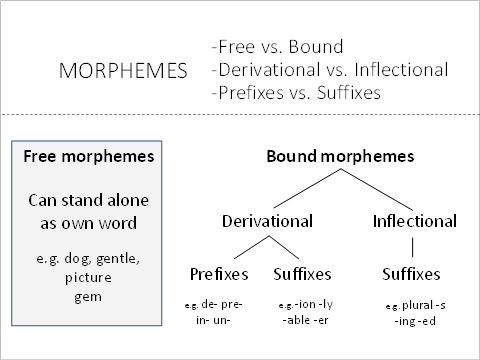 Example of a structural analysis of a meaning unit.