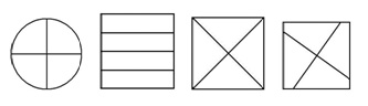 4 fraction cards