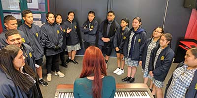 Pasifika choir rehearsal